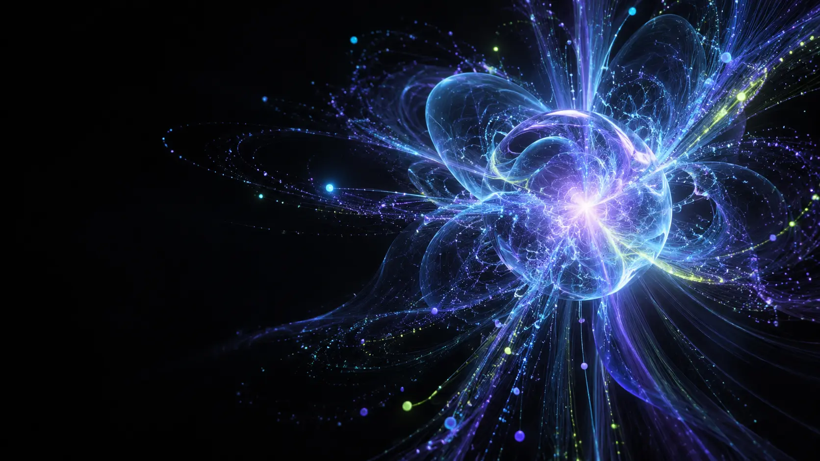 Abstract luminous neural data field